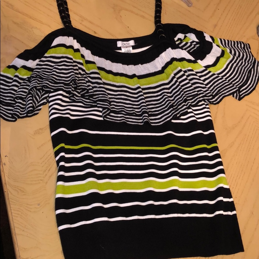 Cache off the shoulder top
